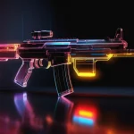 Armas de fogo moderna projetada