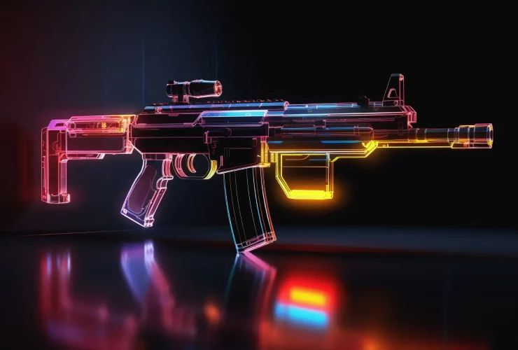 Armas de fogo moderna projetada