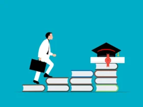 diploma jovem crescimento escada da vida profissional